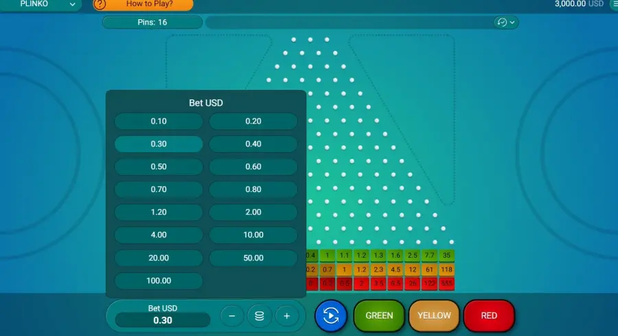 Plinko win